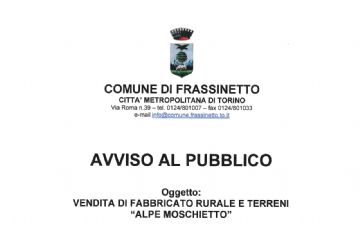 AVVISO AL PUBBLICO